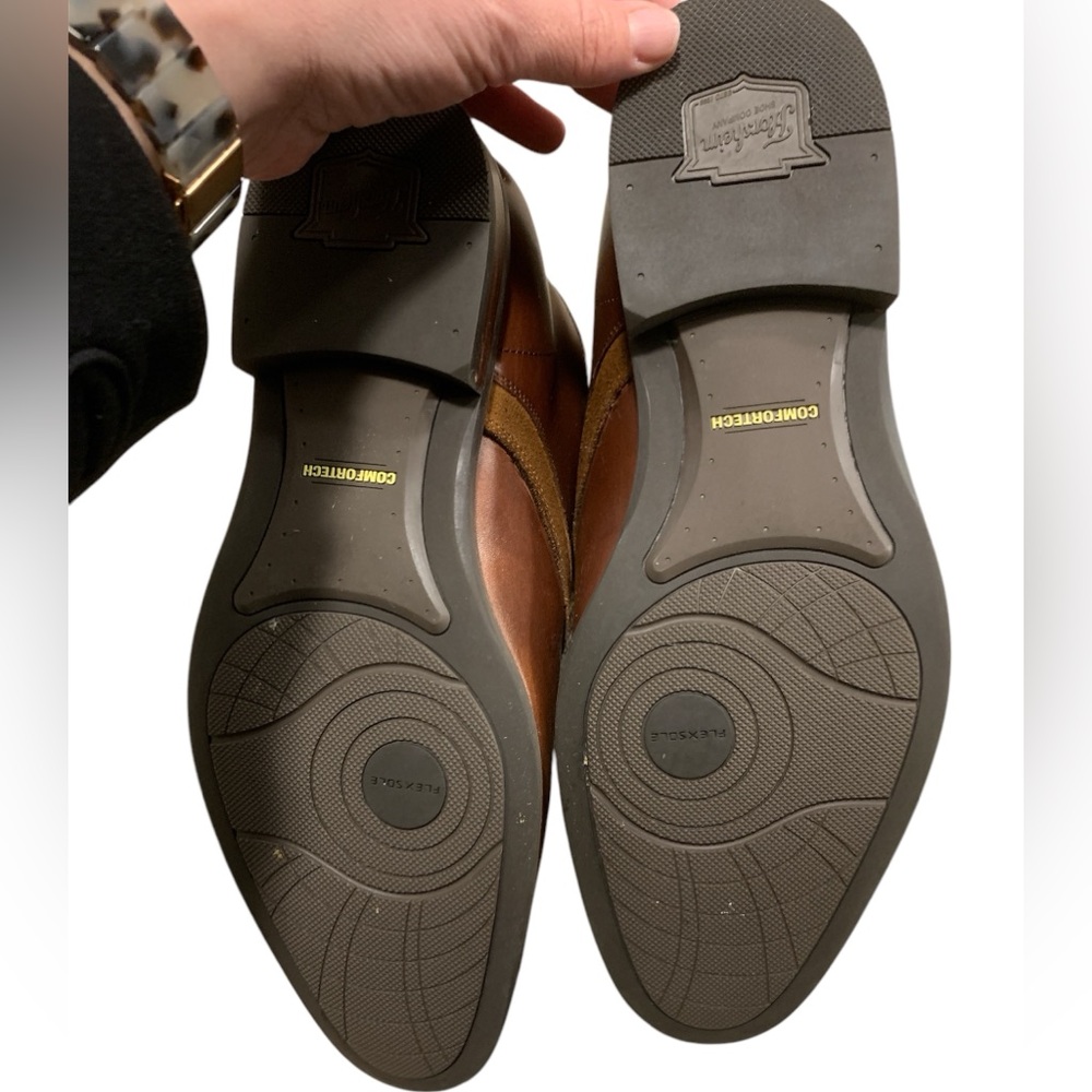 Florsheim Men’s Chukka Boots 11M Brown Leather Suede Comfort Tech Ortholite⭐️ - Picture 10 of 16